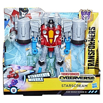 TRANSFORMERS КИБЕРВСЕЛЕННАЯ Starscream трансформер 19 см E1906 E1886--
