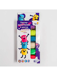 Набор для детской лепки «Тесто-пластилин 6 цветов» TA1090