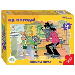 Контурный макси пазл 30 