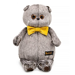 Басик в рыжем бархатном банте Ks22-031