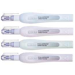 Ручка-корректор Hatber Mist  7ml с гибрид.наконечником с колпачком и клипом 081346