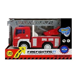 Пожарная машина Firefighter инерц. свет. звук 1:20 WY550B Т23345