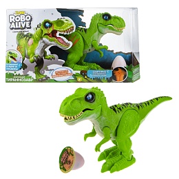 Робо-Тираннозавр RoboAlive (зелен) + слайм Т19289