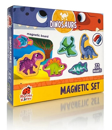 Магнитный набор с доской "Динозавры" RK2090-03