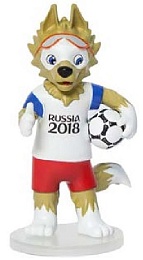FIFA-2018. Фигурка Волк Забивака (9 см)