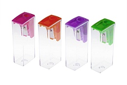 Точилка Hatber- Tower- Пластиковая  с контейнером 047490