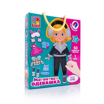 Магнитная игра-одевашка "Trendy girl" VT3702-18--