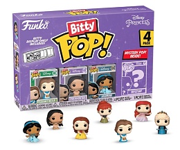 Фигурка Funko Bitty POP! Disney Princess S2 Belle+Pocahontas+Jasmine+Mystery (1 of 4) 4PK 73028 (10013160/270424/3143728/4, Китай)