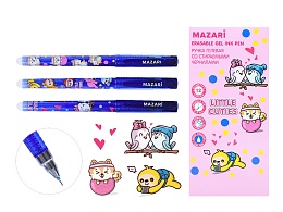 Ручка гелевая Little cuties со стираемыми чернилами, синяя M-5468-70