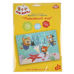 Аппликация из пайеток 