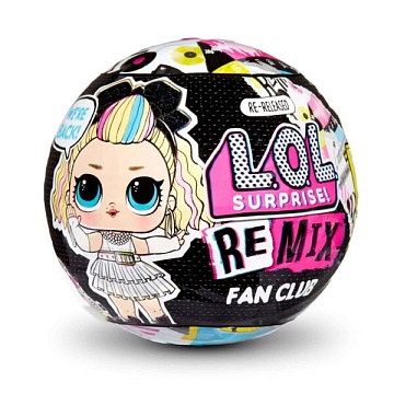 LOL ЛОЛ 422556 Кукла-сюрприз в шарике LOL Remix Fan Club