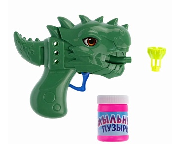 Игрушка для пускания мыльных пузырей "Динозавр", 40 мл, блистер Т23105