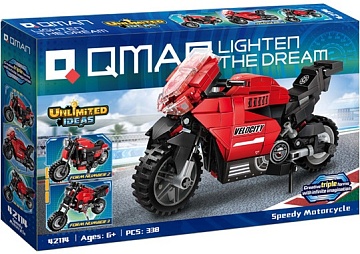 Конструктор 42114 Speedy Motorcycle 338дет 