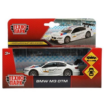 Машина металл BMW m3 dtm, 11,3 см, двери, инерция, белый 350622
