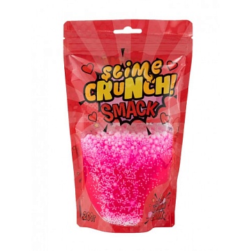 Лизун Crunch-slime SMACK с ароматом земляники, 200 г S130-25