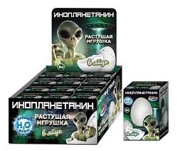 Растущая игрушка «Инопланетянин в яйце» 350243