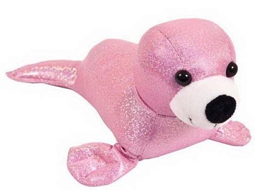 Тюлень розовый, 26 см игрушка мягкая M5040