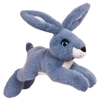 Кролик серо-голубой 26 см, игрушка мягкая M5131