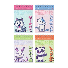 Блокнот Kawaii animals 40 листов, А6 3-40-730