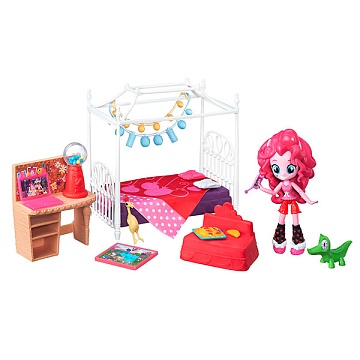 MY LITTLE PONY Пижамная вечеринка MLP Equestria Girls Pinkie Pie Slumber Party Bedroom Set B4911