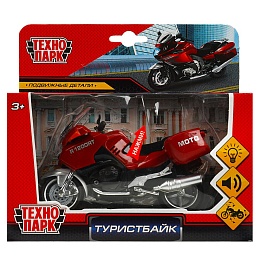 Модель металл свет-звук ТУРИСТБАЙК 12,5 см, подв эл., в ассорт. 244509