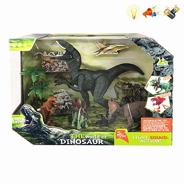 Набор животных "Динозавры" со световыми и звуковыми эффектами 200600265