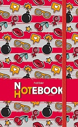Записная книжка 80-50л А6ф с клапаном на резинке на гребне -Patternstyle- 059089