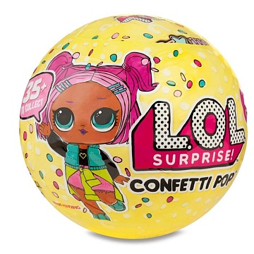 LOL ЛОЛ 571629 Кукла-сюрприз в шаре  LOL Confetti Pop 3 волна 571469