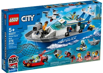 Lego City Катер полицейского патруля 60277 Лего Город