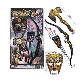 Набор рыцаря Warrior Маска с луком и топором на листе 1688-96