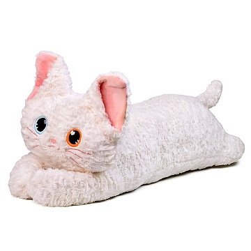 Мягкая игрушка "Кошечка" длинная, белая 90см М1663