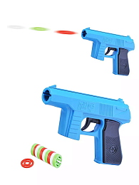 Пистолет с дисковыми пулями