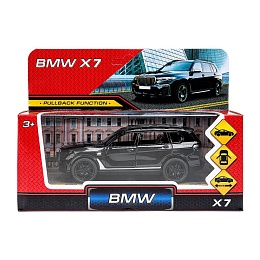 Машина металл BMW x7 12 см, двери, багажник, инерция 384250