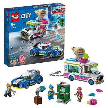Lego City Погоня полиции за грузовиком с мороженым 60314 Лего Город