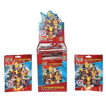 Конструктор фигурки супергерои в пакетах 406339