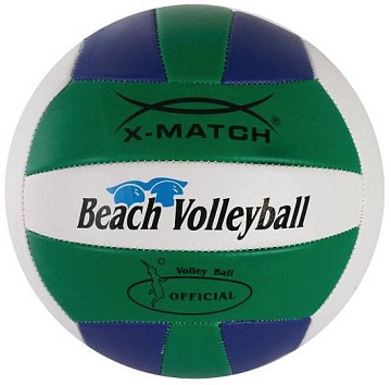 Мяч волейбольный "X-Match" (зелен-син-белый)