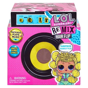 LOL ЛОЛ 566977 566960 Кукла-сюрприз в шарике LOL Remix Hair Flip