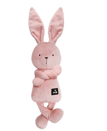 Мягконабивная игрушка "Мяшечки" Зайка Джон Пудра 1067