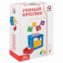 IQ ТРЕНИНГ Настольная логическая игра Умный кролик Т25564