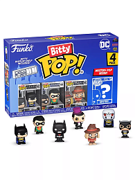 Фигурка Funko Bitty POP! DC Comics S1 Batman+Robin+Scarecrow+Mystery (1 of 4) 4PK 71311 (10013160/070424/5019317/4, Китай)