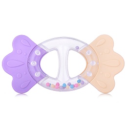 Погремушка-прорезыватель «Бантик». Коллекция «Карамель» 02192