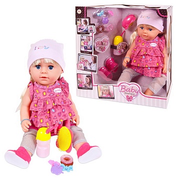 Пупс-кукла "Baby boutique", 45см, функциональный PT-00982