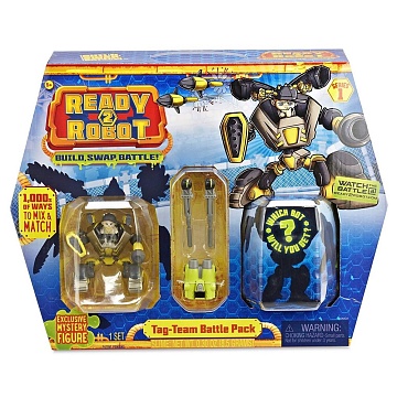 Игрушка Ready2Robot Две капсулы и оружие Tag-Team Battle Pack  Mongo 1 волна 553878