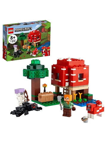 Lego Minecraft Грибной дом 21179 Лего Майнкрафт