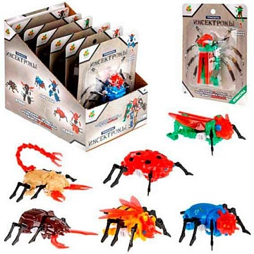 Трансботы Инсектроны (блистер, 6 шт. в асс., из 5 собирается большой робот) Т26790