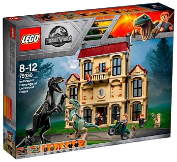 Lego Jurassic World Нападение индораптора в поместье Локвуд 75930 Лего Мир Юрского периода--