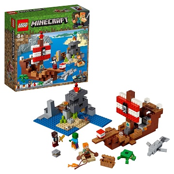 Lego Minecraft Приключения на пиратском корабле 21152 Лего Майнкрафт