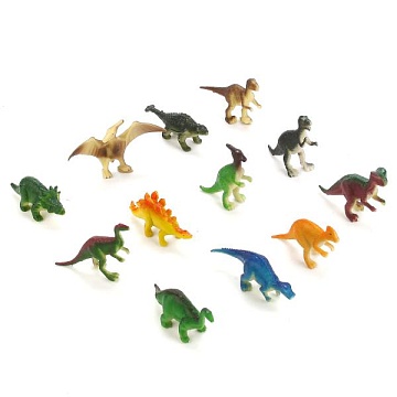 Набор животных "Динозавры" (12 шт.)