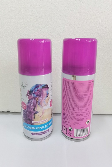 Lukky спрей-краска для волос в аэрозоли, цвет фиолетовый Т20307