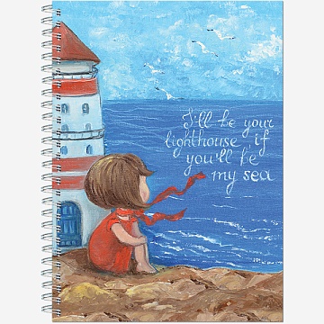 Блокнот-скетчбук Sketchbook А5 "Милые открытки", 60л., 2736